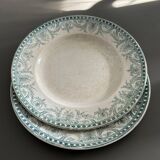 Set of 2 Moulin des Loups plates