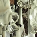 Large chandelier in murano blown glass made by mazega