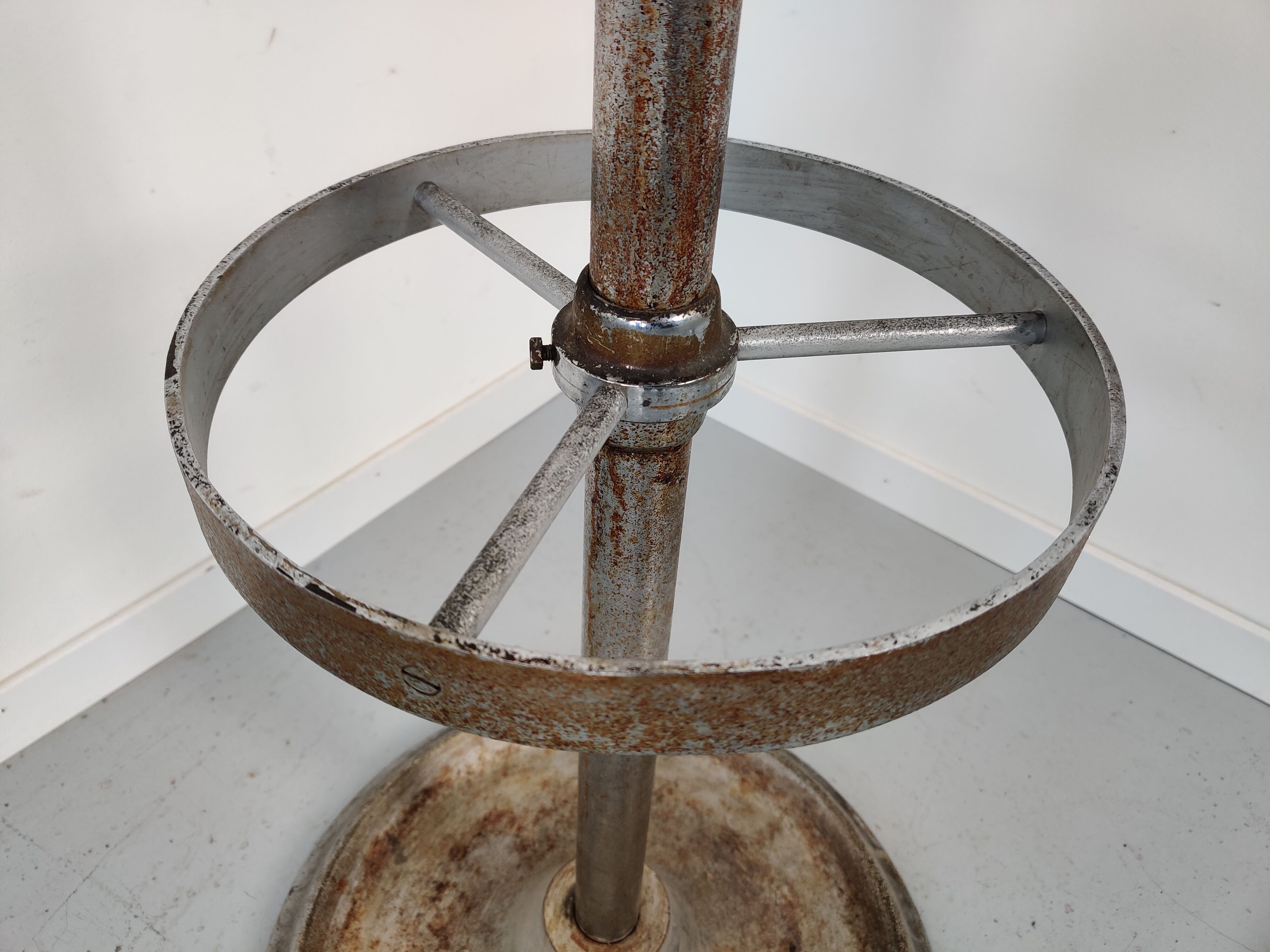 Cast iron coat hanger from the 1950s