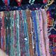 Moroccan carpet Boucherouite colored - 128 x 226 cm