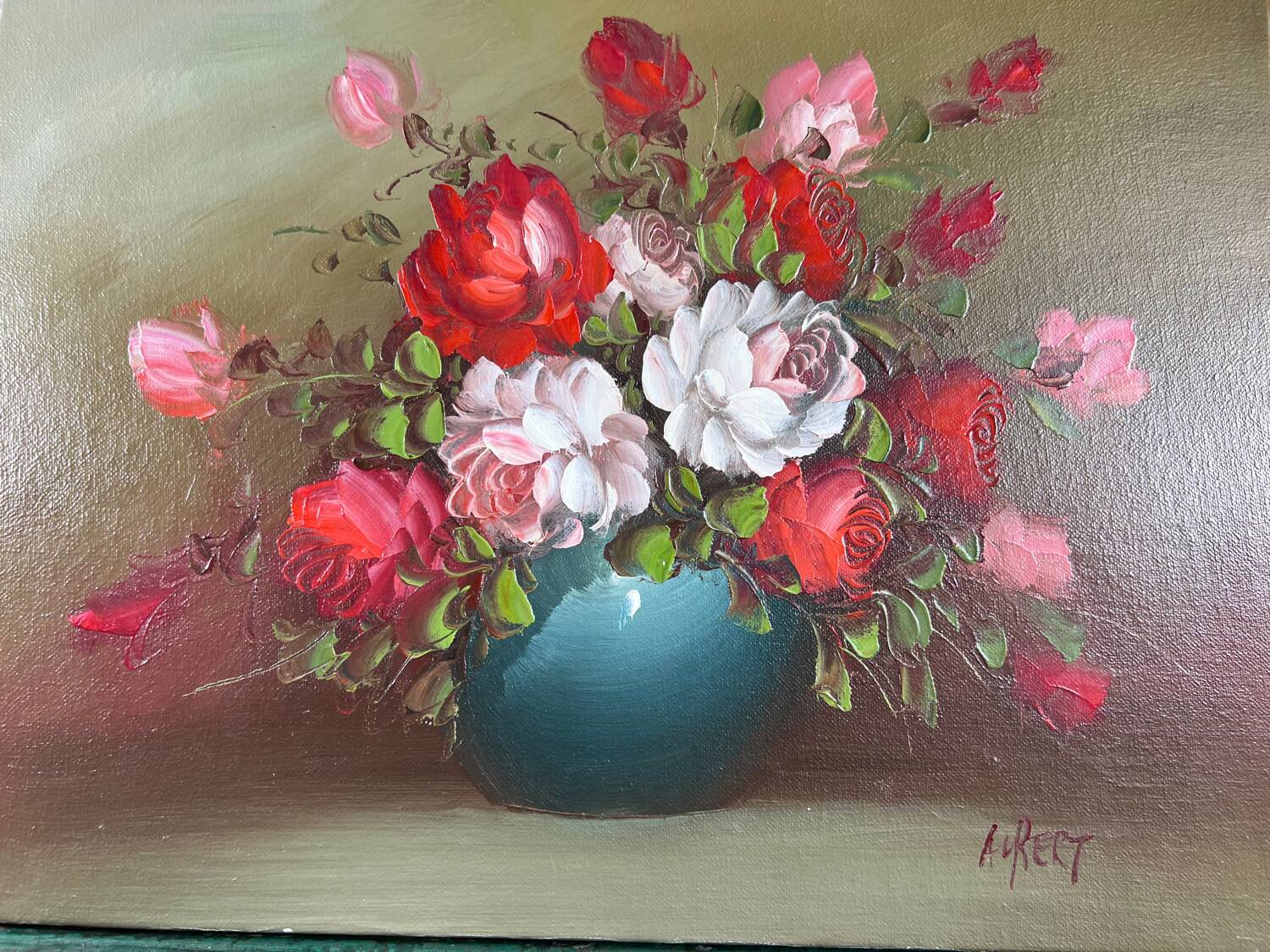 Oil painting painting bouquet of flowers