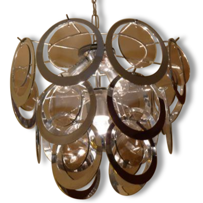Pendants metal circles suspension