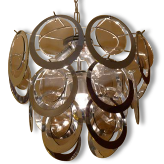 Pendants metal circles suspension