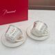 Baccarat Arcadia Gold & Platinum Porcelain Set, 2 Timbales & 2 Plates