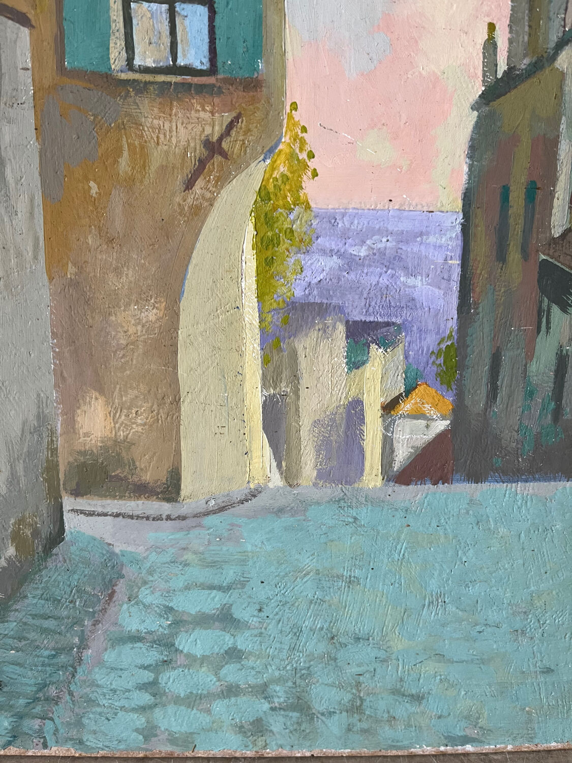 Street scene, Robert Mahelin (1889-1968)