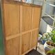 Art Deco 3-door glass bookcase