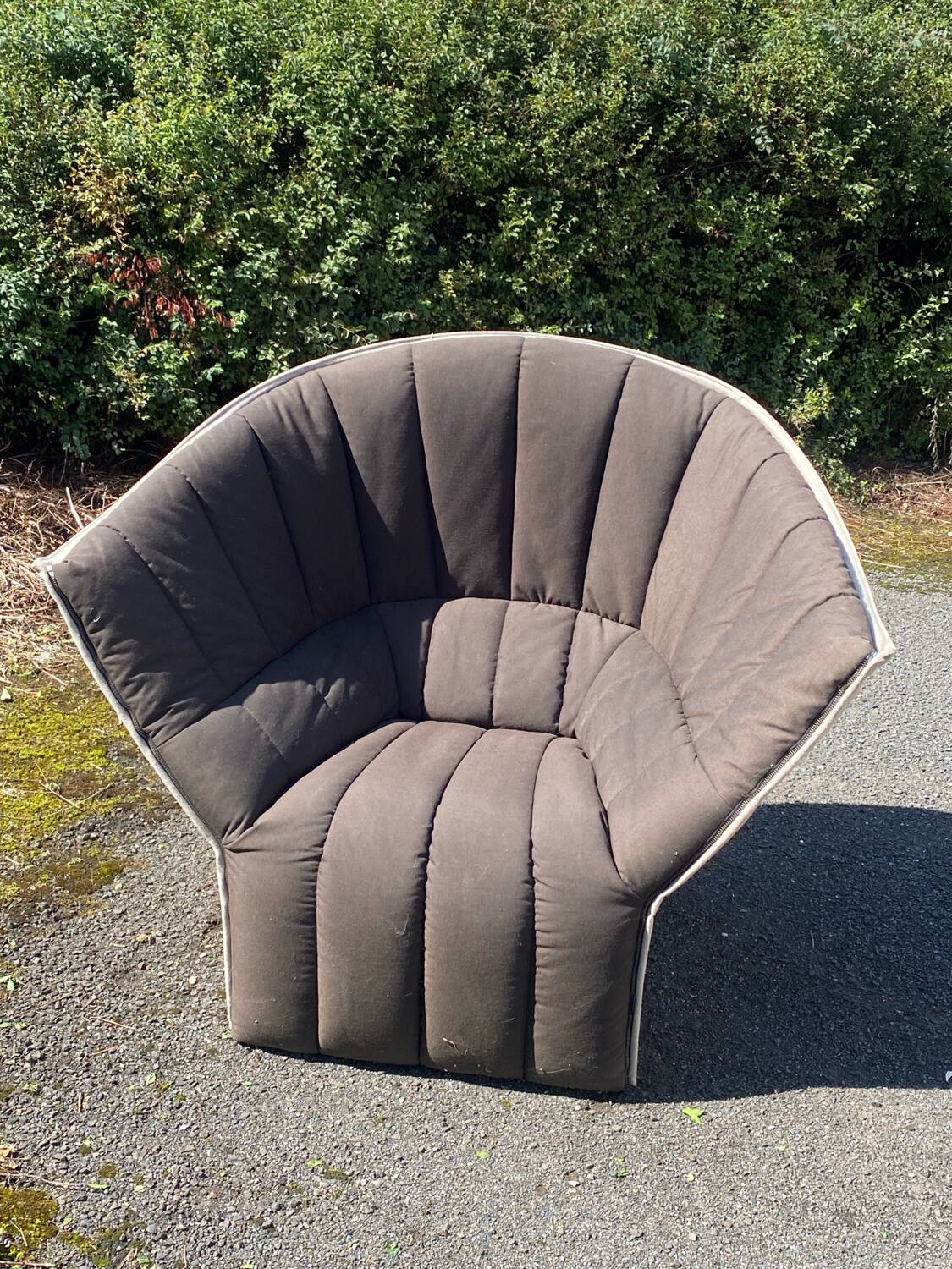 High-back armchair by Moël