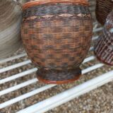 Cache pot vannerie