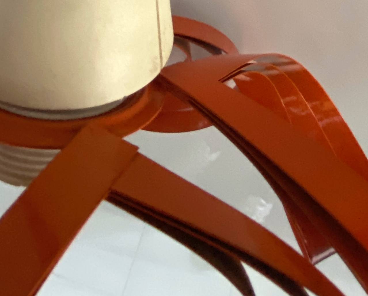 Scandinavian ceiling pendant lamp Space age Sputnik 70' vintage