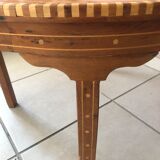 Moroccan marquetry table