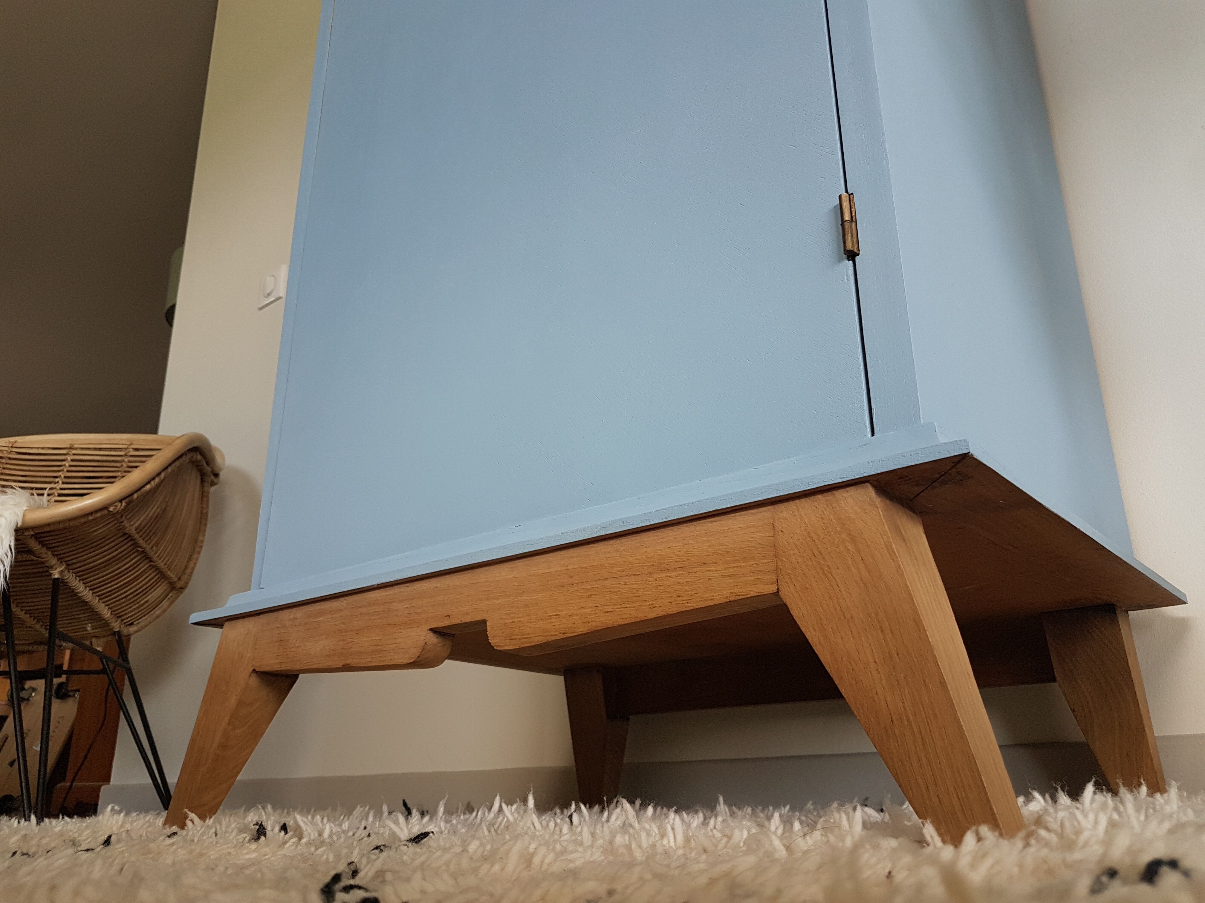 Renovated vintage wardrobe