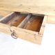 Table de ferme en bois brut
