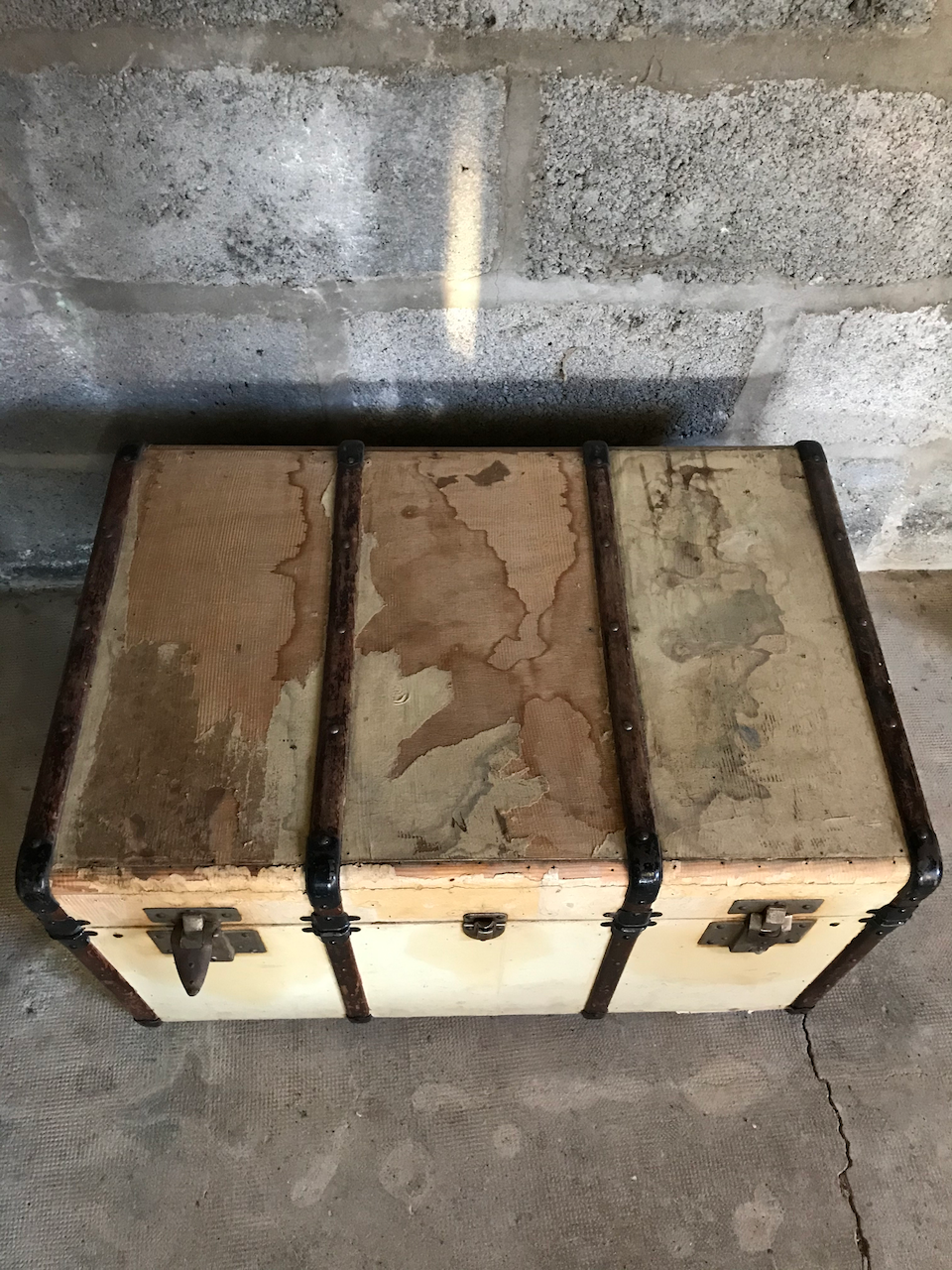 Old cabin trunk