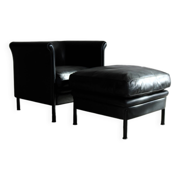 fauteuil + pouf vintage | A. Citterio | Moroso