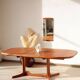 Vintage Dyrlund dining table in teak – the excellence of Danish design.