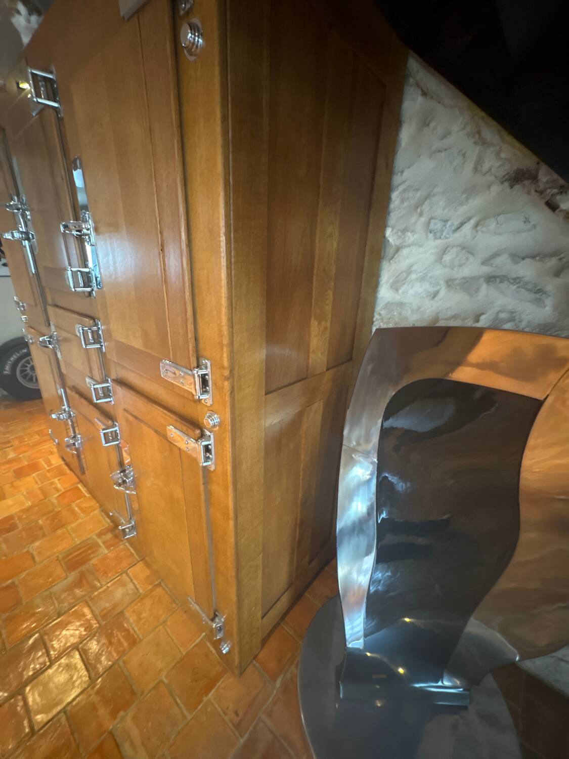 Old refrigerator furniture