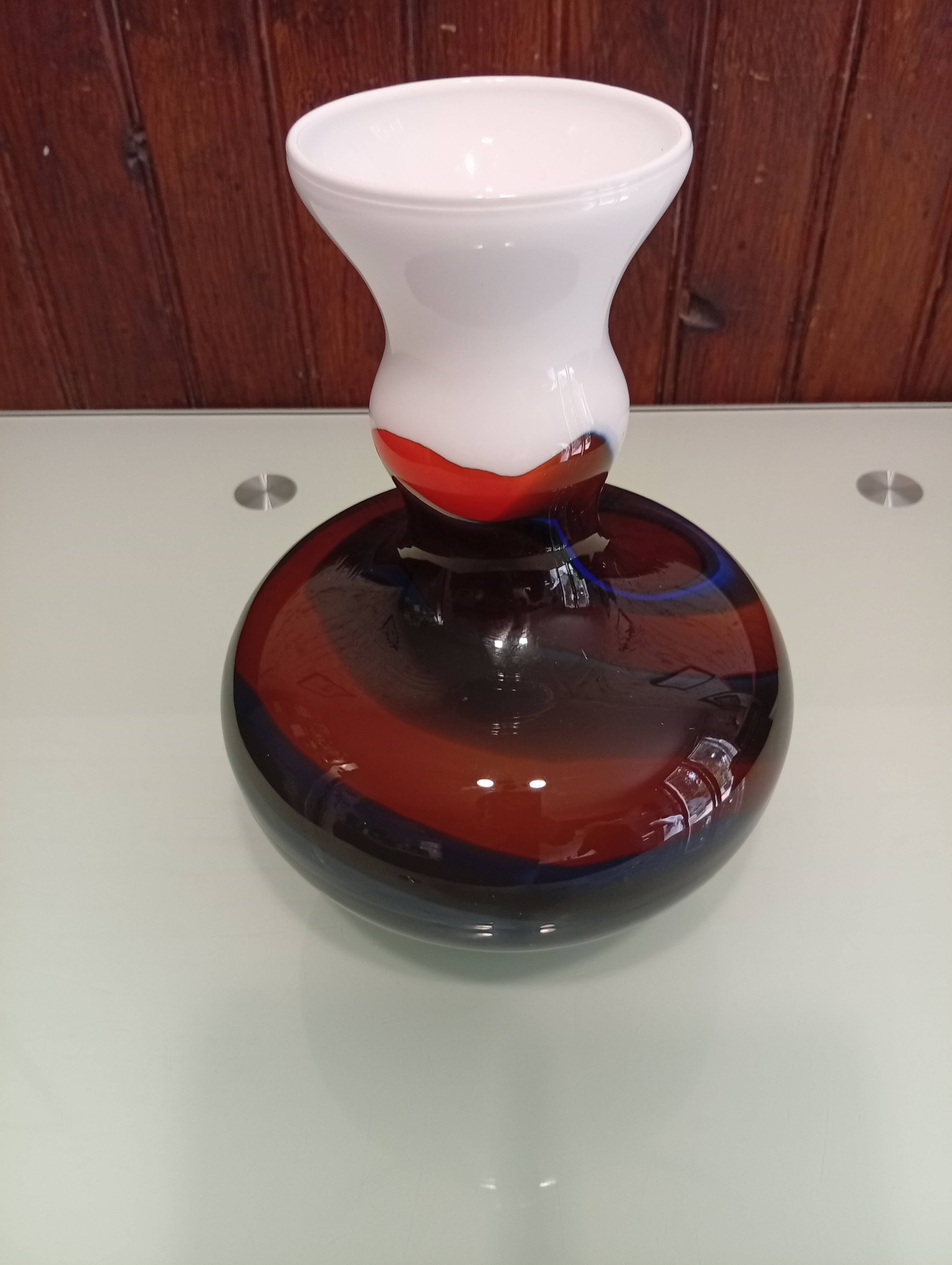 Vintage Opaline Glass Vase