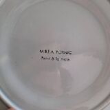 6 beautiful MBFA Pornic oyster plates