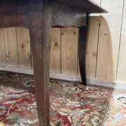 Table de ferme de style Louis XV en chêne massif 228 cm