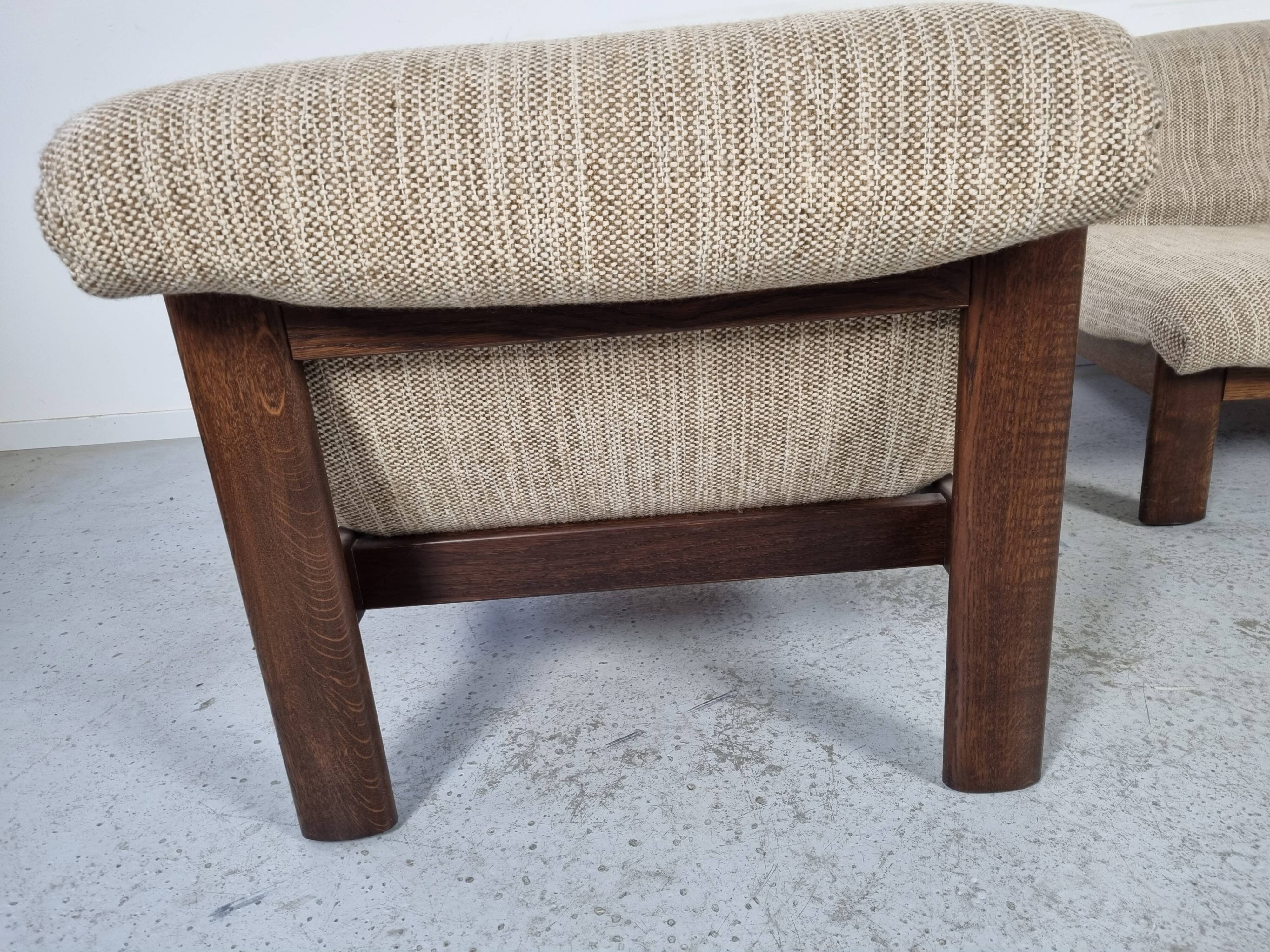 Vintage modular sofa 3 elements, 80s