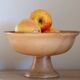Compotier or fruit bowl on round terracotta base