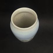 Copenhagen porcelain vase, hand-painted winter decoration, circa 1900-1920.