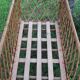 Vintage rattan baby cot