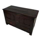 Antique 18th century Georgian oak mule chest / coffer / blanket box