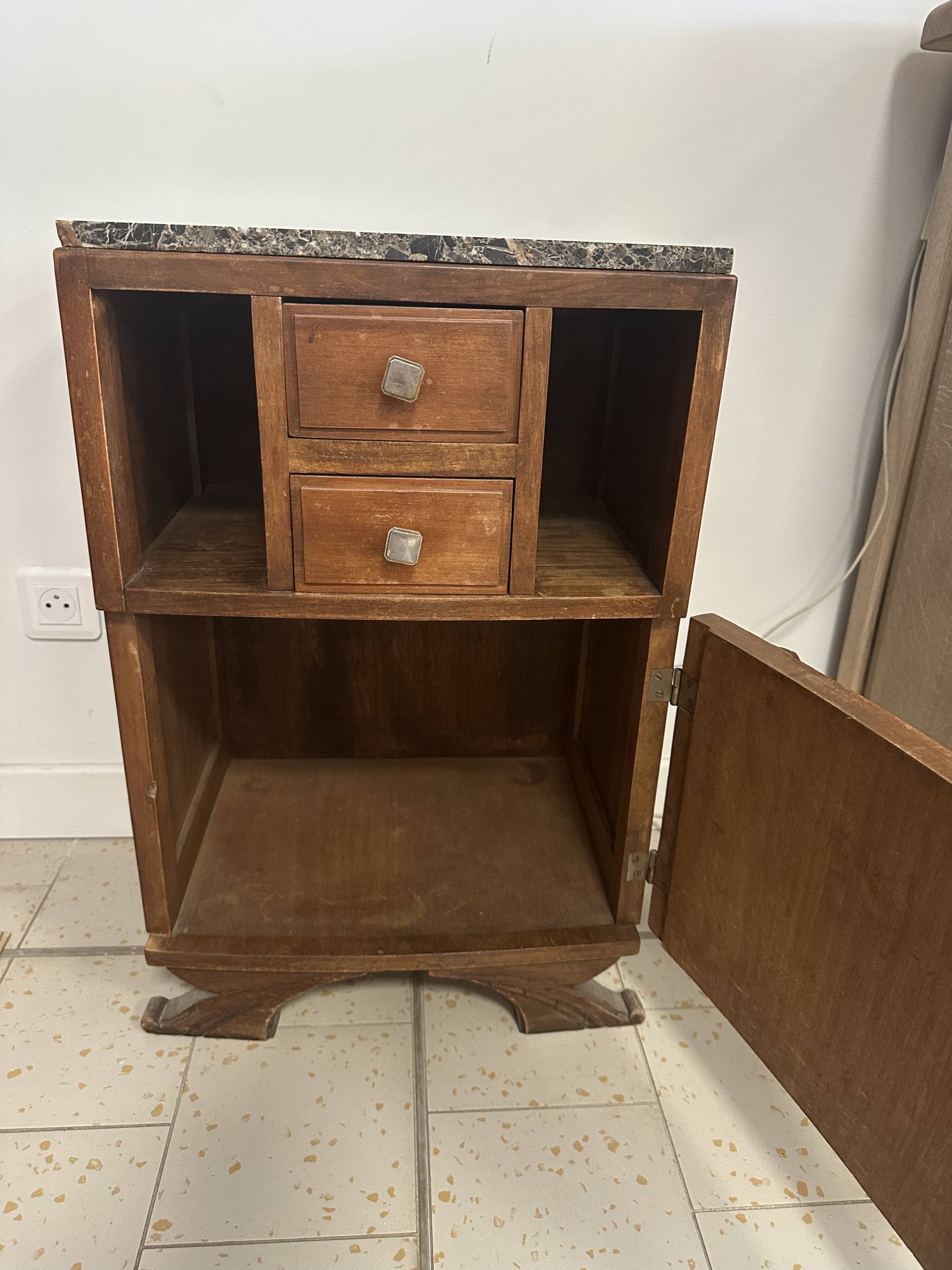 Art Deco bedside table
