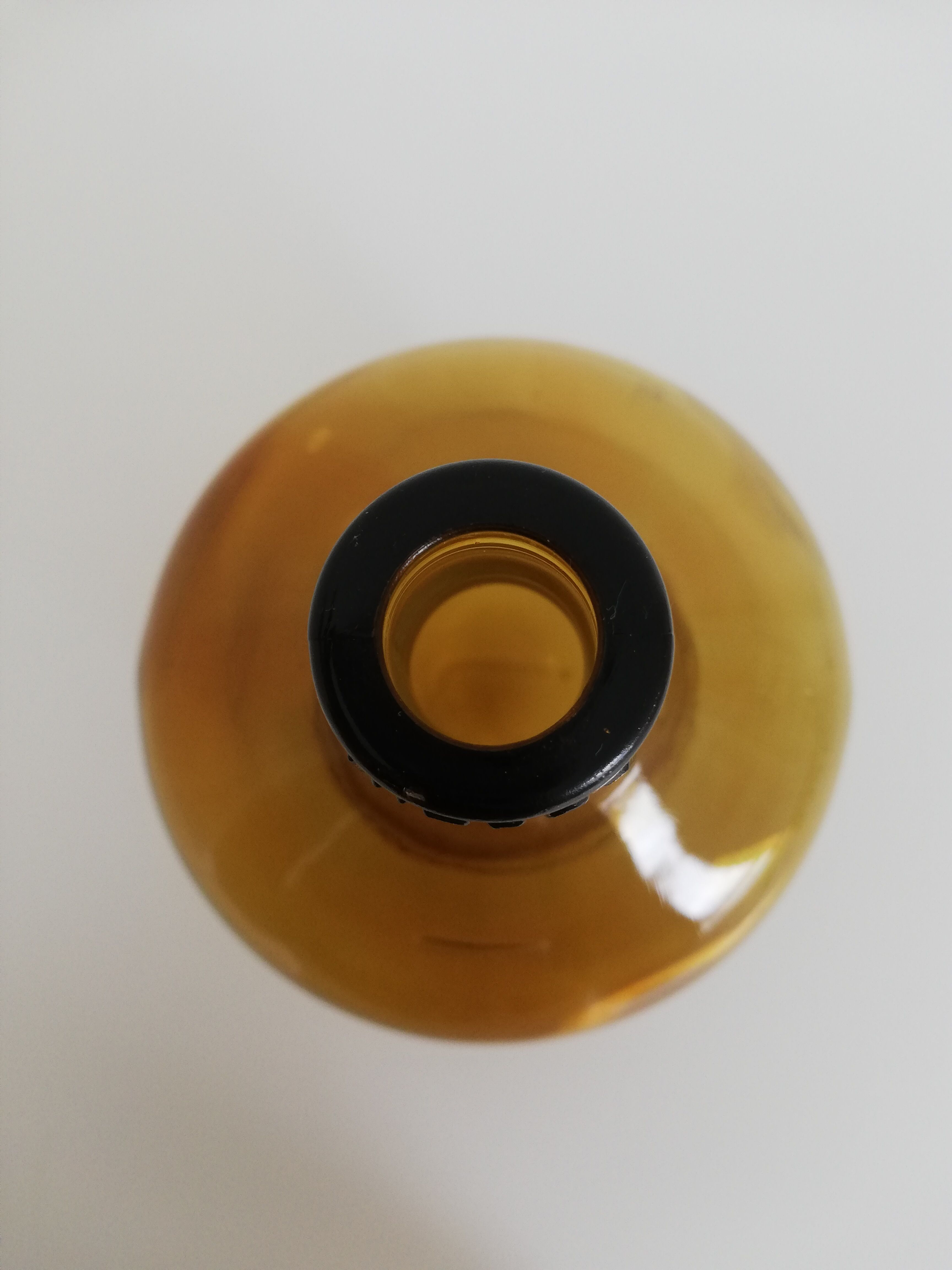 Vintage amber demijohn