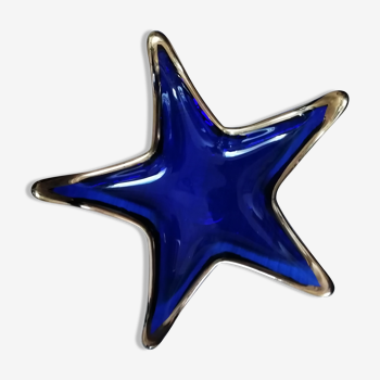 Blue and golden star