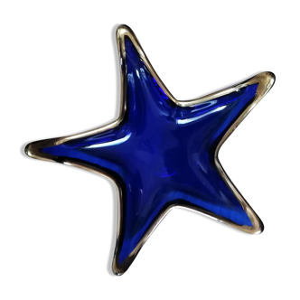 Blue and golden star
