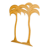 Rattan “palm trees” mirror