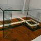 Bacco desk in transparent glass attributed to Tonelli, Italy, 1980s.