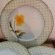 4 vintage porcelain plates