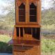 Meuble 3 en 1, secrétaire, commode et vitrine