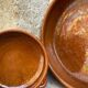 Ensemble de 3 plats en terre cuite