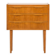 Small Danish mid century modern teak dresser, 1960s