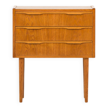 Small Danish mid century modern teak dresser, 1960s
