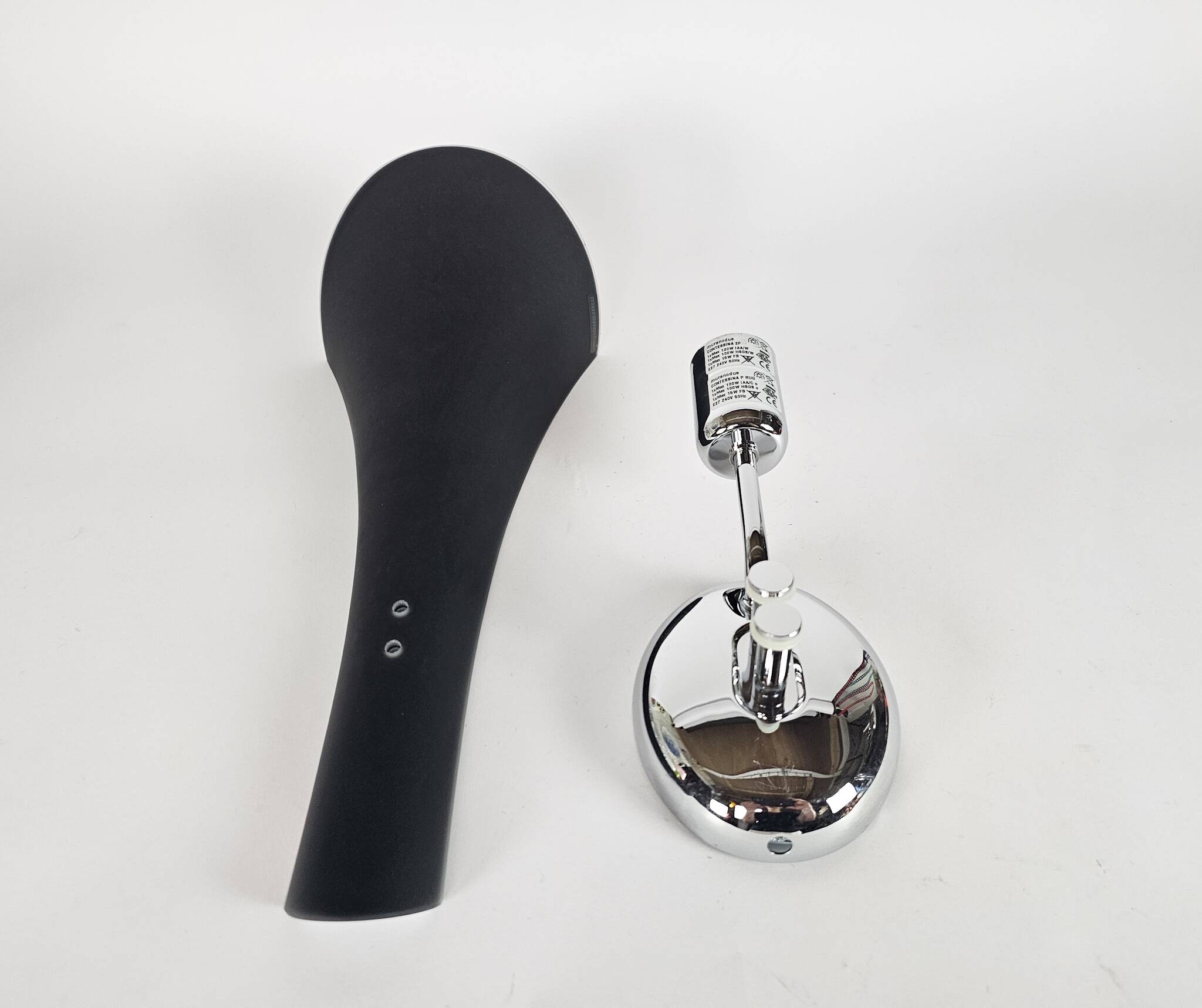 Murano due & gallery vetri d'arte - design carlo nason - model p rug -  glass- metall - italy