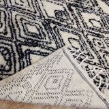 handmade abstract Berber rug 246 X 146 CM