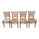Série 4 chaises bistrot Fischel N109