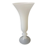 White opaline vase or soliflore