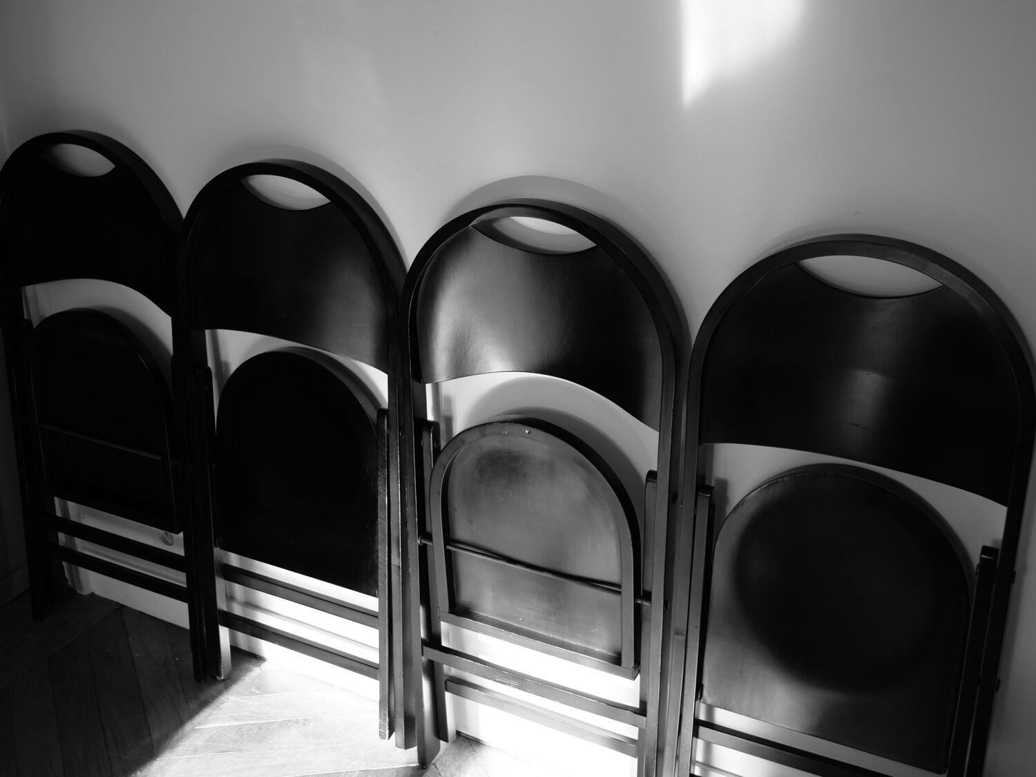 Castiglioni folding table & chairs 1965