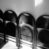 Castiglioni folding table & chairs 1965