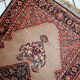 Vintage Indian Carpet Tabriiz handmade 60cm x 118cm 1960s