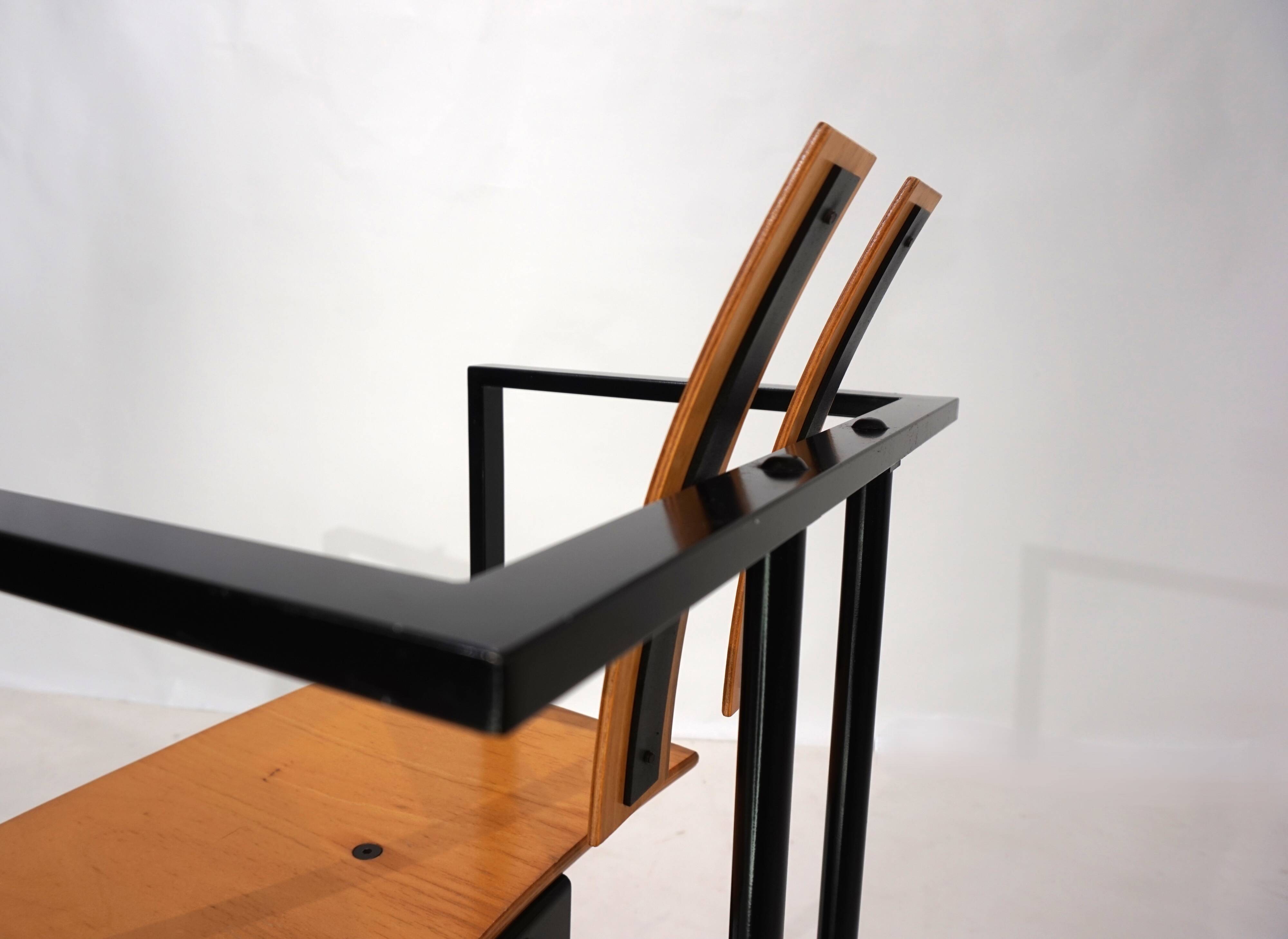 Chaise KFF Trix Memphis par Karl Friedrich Förster, 1988