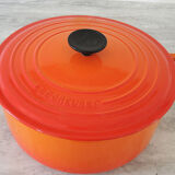 Le Creuset 26 orange casserole