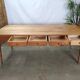 Table de ferme ancienne 9 tiroirs 2m