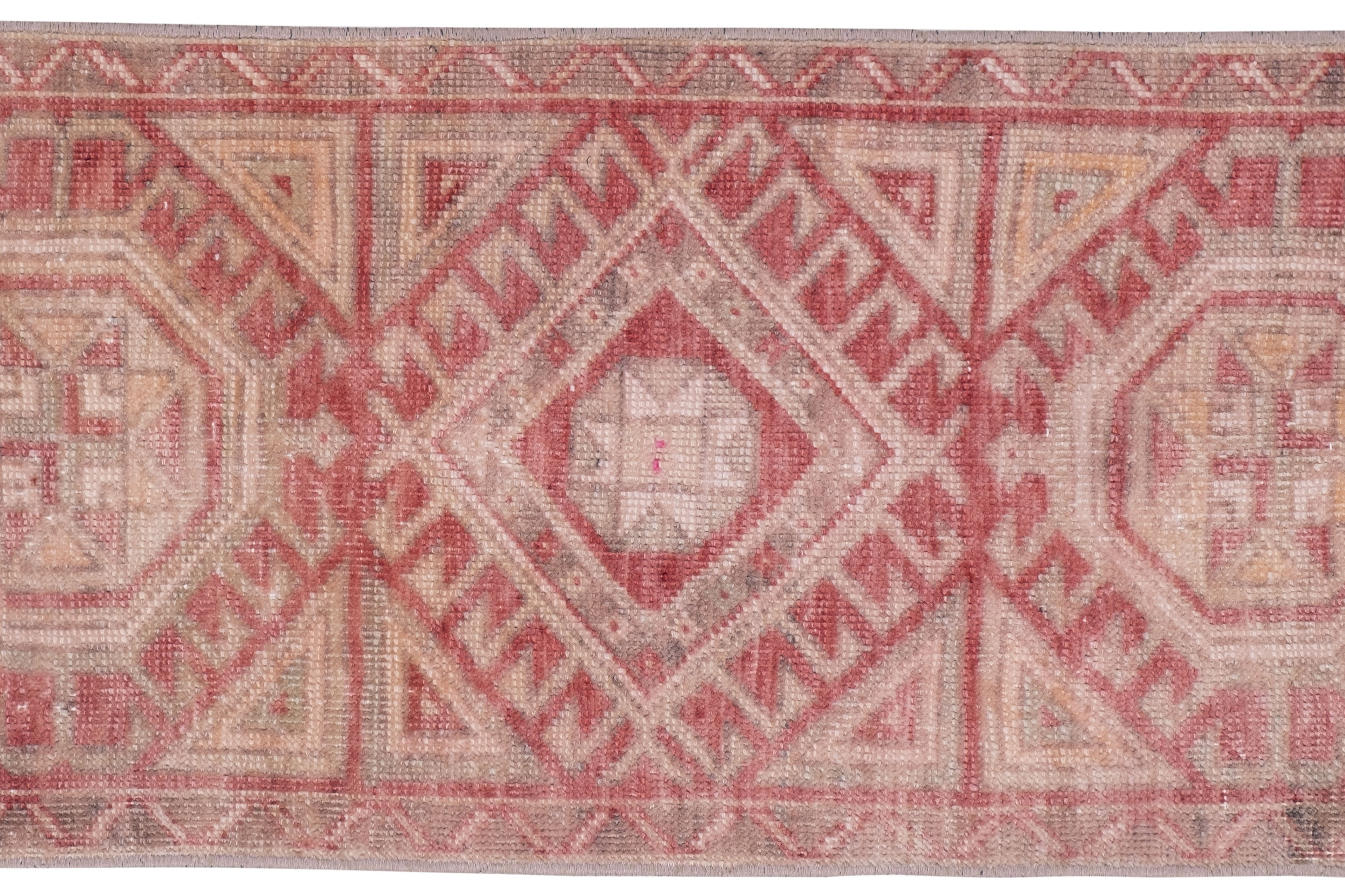 Faded turkish kitchen rug mat 1'5" x 3'9"